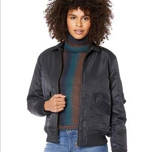 L Obey Burner Water-Resistant Bomber Jacket NWT